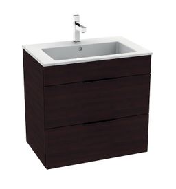 Jika Cube Skříňka s umyvadlem 65 cm, tmavý dub H4536021763021