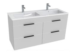 Jika Skrinka Cube s umývadlom 120 cm, biely lesk H4536621763001