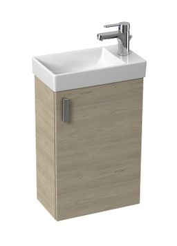 Jika Skrinka s umývadlom 40 x 23 cm, otváranie vpravo, popol H45J5111755141