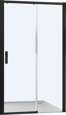 EBS Trend Easy Black Sprchové dvere 140 cm, pravé, matné čierne