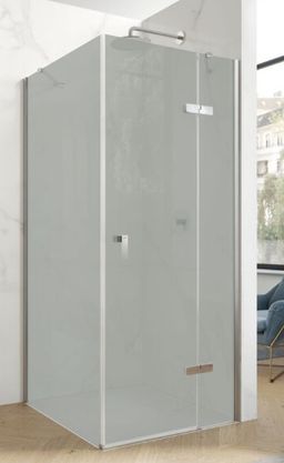 Hüppe Astra Kyvné dvere pravé, 80 cm, strieborný profil/sklo Sand Plus PX0102.069.316