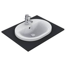 Ideal Standard Connect Umývadlo zapustené oválne 55 cm, 1 otvor pre batériu E503901