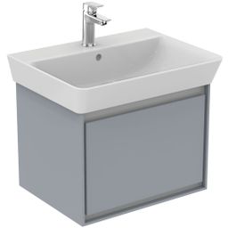 Ideal Standard Connect Air Skrinka pod umývadlo Cube 60 cm, 53x40,9x40 cm, lesklá svetlosivá E0846EQ