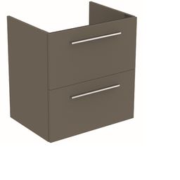 Ideal Standard i.Life A Skrinka pod umývadlo 60 cm, 2 zásuvky, sivý matný kremeň T5255NG