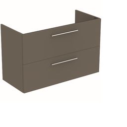 Ideal Standard i.Life A Skrinka pod umývadlo 100 cm, 2 zásuvky, sivý matný kremeň T5257NG
