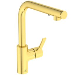 Ideal Standard Gusto Drezová batéria s integrovaným dávkovačom, brúsené zlato A7817A2