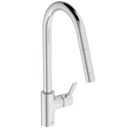 Ideal Standard Gusto Umývadlová batéria s výsuvnou sprchou, chróm BD414AA