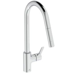Ideal Standard Gusto Umývadlová batéria s výsuvnou sprchou, 2 polohy - chróm BD416AA