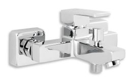 Novaservis Titania Cube Nástenná vaňová batéria 150 mm, chróm 98820/1,0