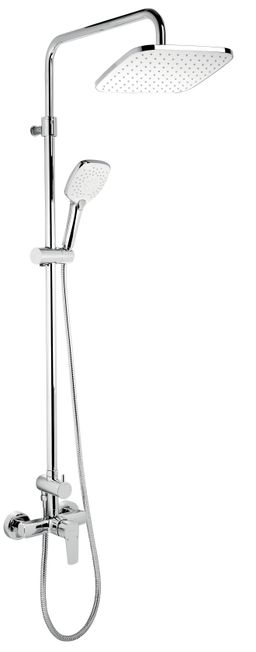 Novaservis Metalia 58 Sprchový stĺp s batériou, chróm SET071/58,0