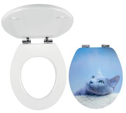 Novaservis Záchodová doska, MDF s potlačou WC/SOFT3D