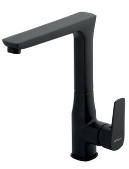 Novaservis Metalia 58 Umývadlová batéria s otočným ramenom, matná čierna 58714,5