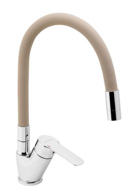 Novaservis Metalia 54 Drezová batéria s flexi ramienkom, béžová/chróm 54014F,0BE