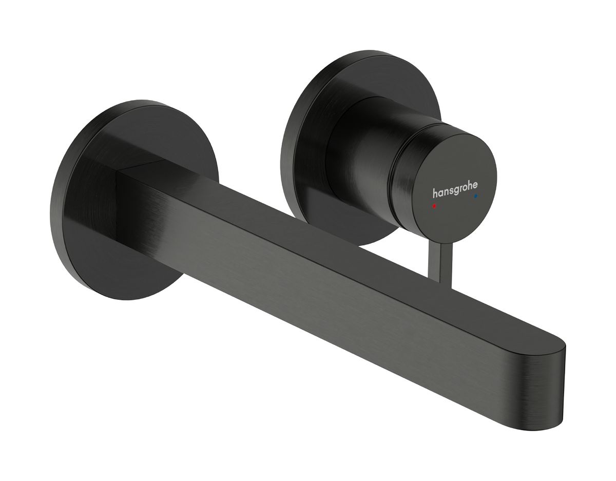 Hansgrohe Finoris Umývadlová batéria pod omietku, kartáčovaný čierny chróm 76050340