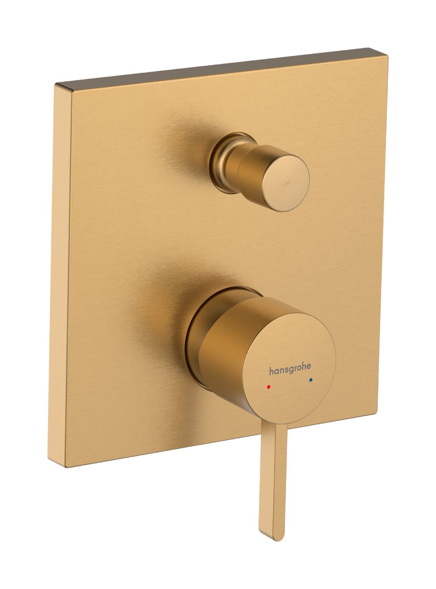 Hansgrohe Finoris Vaňová batéria pod omietku s prepínačom, kartáčovaný bronz 76415140