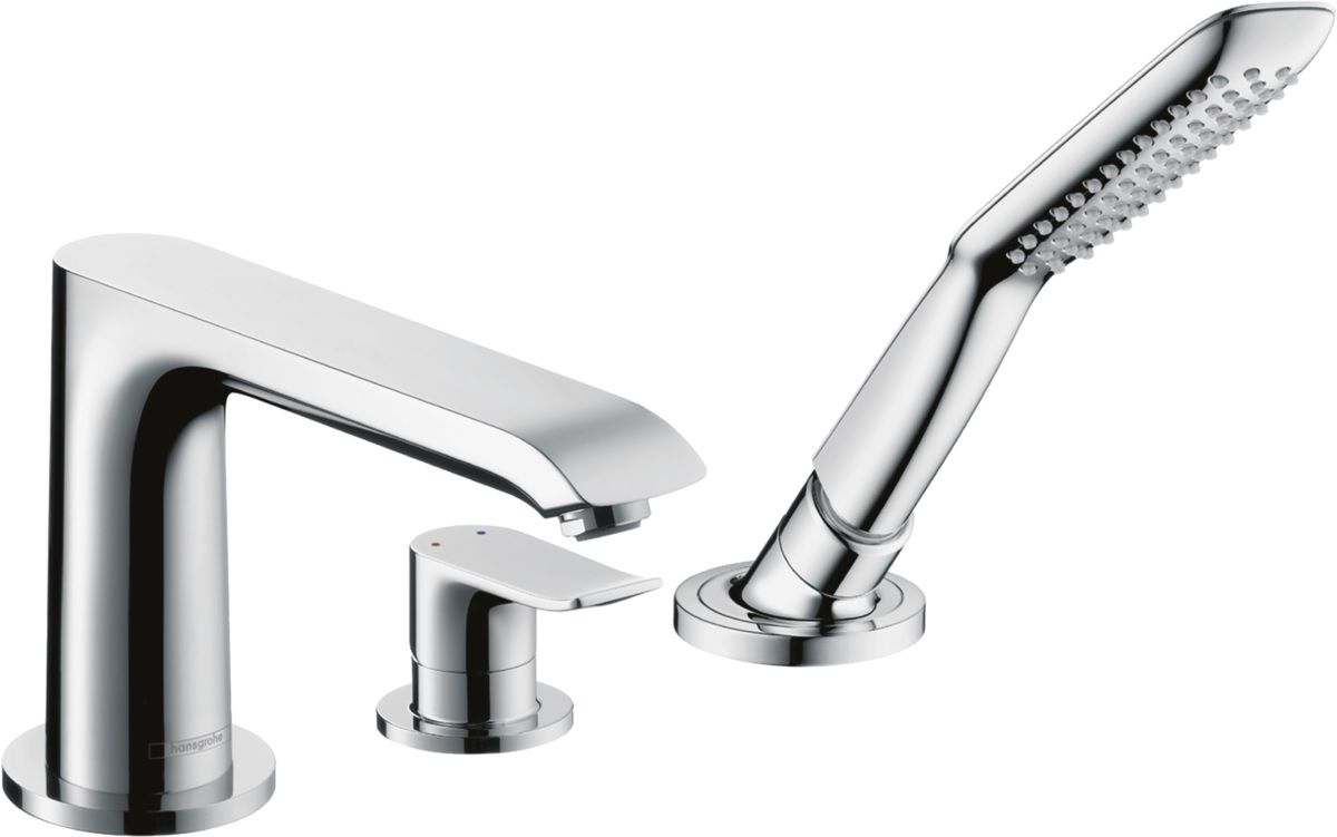 Hansgrohe Metris Trojotvorová páková batéria na okraj vane, 31190000