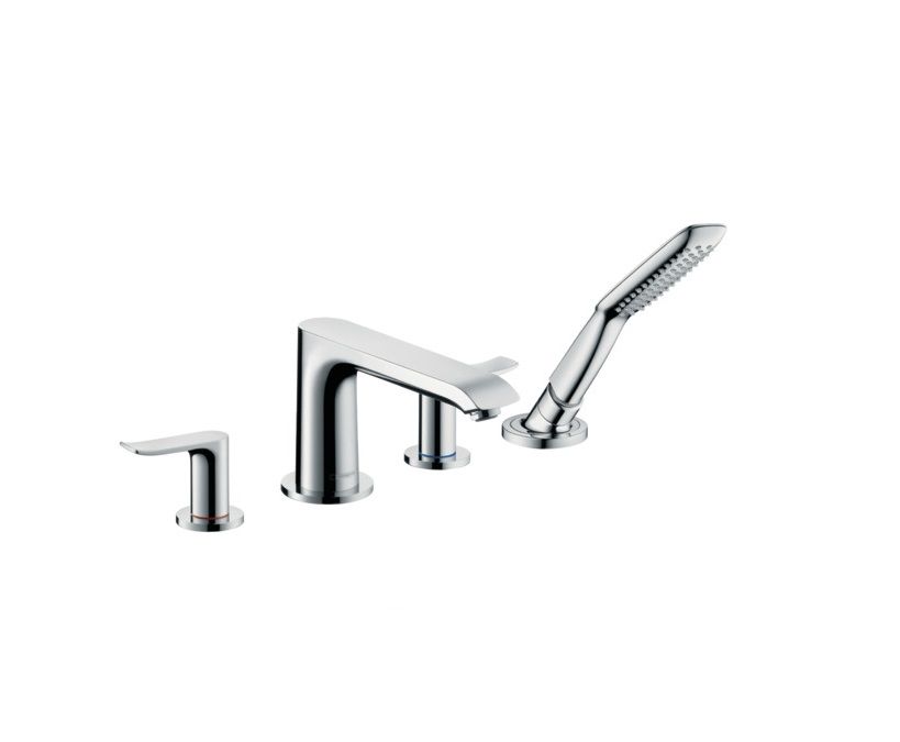 Hansgrohe Metris Štvorotvorová vaňová okrajová batéria, 31442000