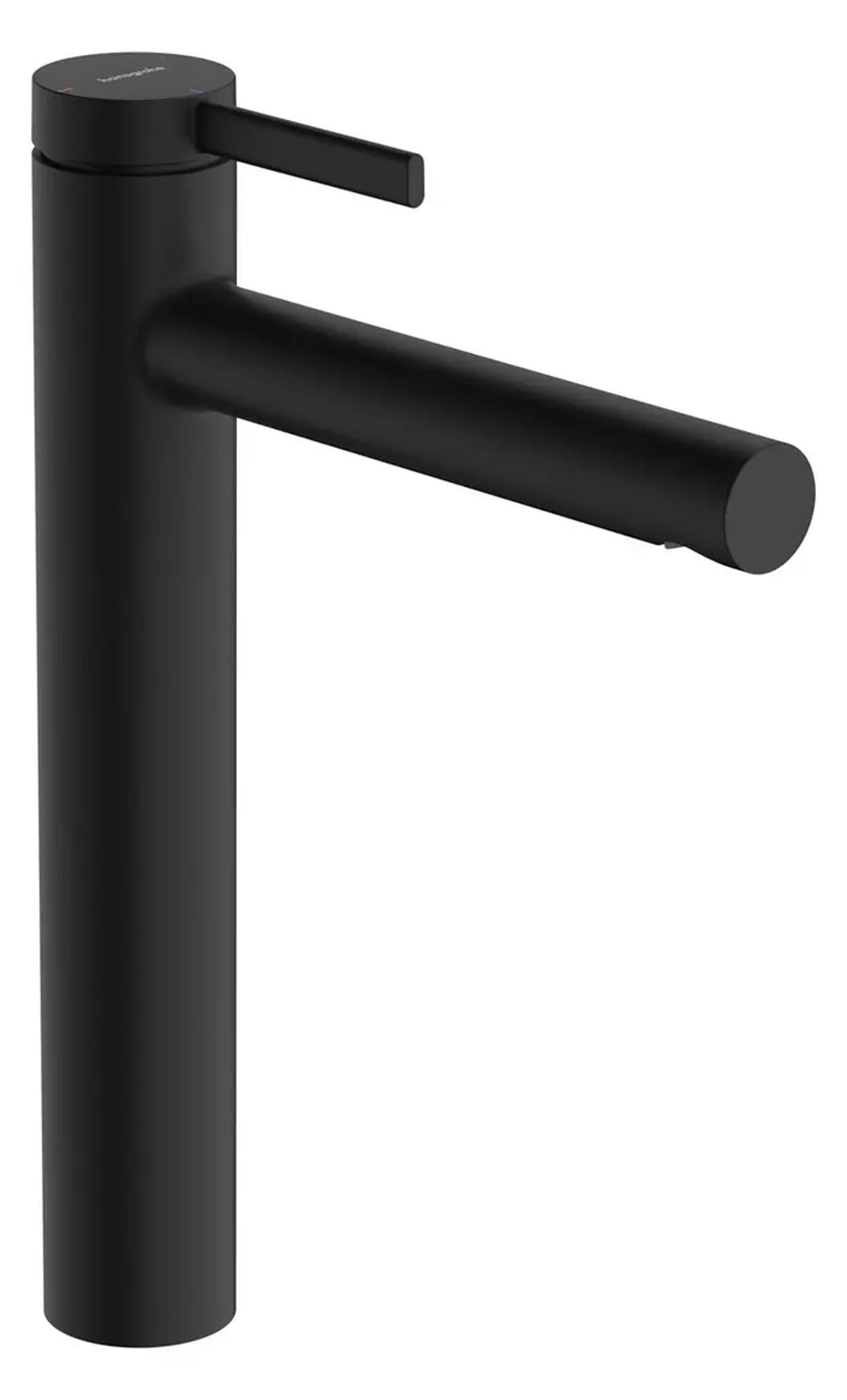 Hansgrohe Zesis S Vysoká umyvadlová baterie, CoolStart, s výpustí click-clack, černá mat 74732670