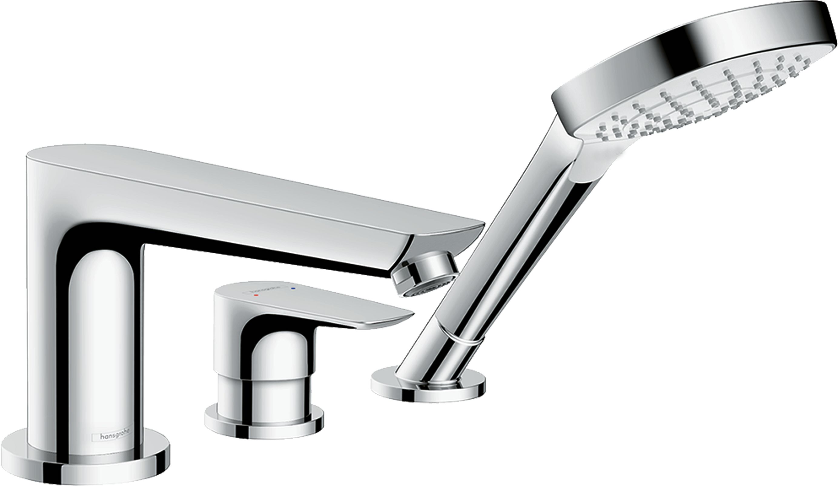 Hansgrohe Talis E 3-otvorová vaňová batéria so súpravou Secuflex, chróm 71730000