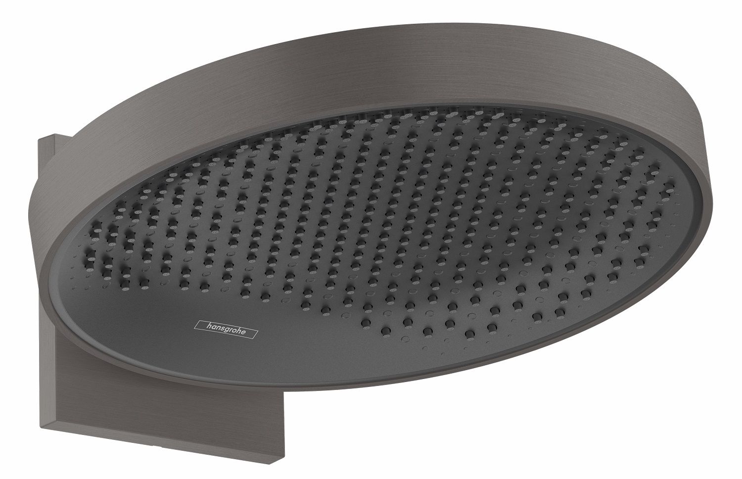 Hansgrohe Rainfinity Sprchová hlavica 360 s pripojením na stenu Brushed Black Chrome 26230340