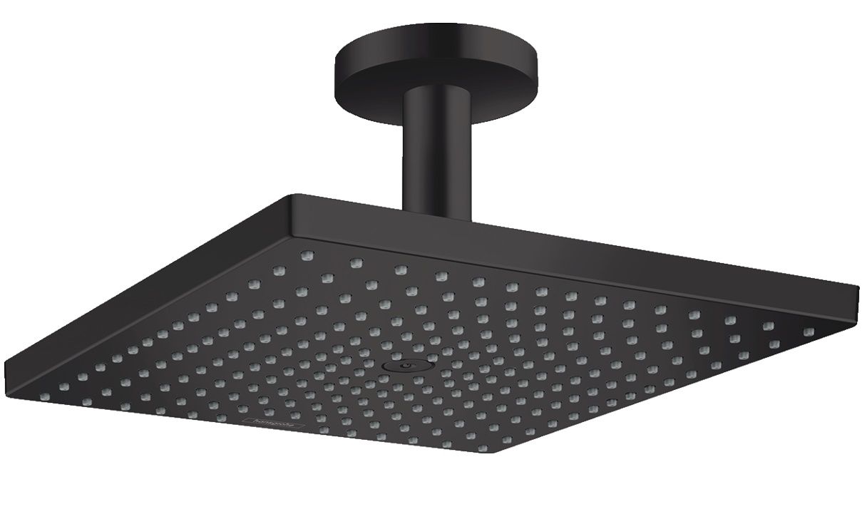 Hansgrohe Raindance E Stropná sprchová hlavica 30 cm, čierna matná 26250670