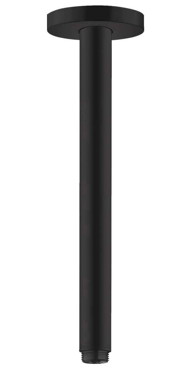 Hansgrohe Stropné rameno 30 cm, čierne matné 27389670