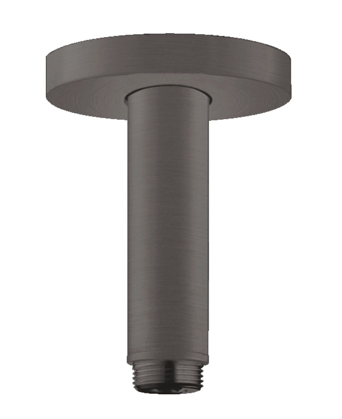 Hansgrohe Stropné rameno 10 cm, brúsený čierny chróm 27393340