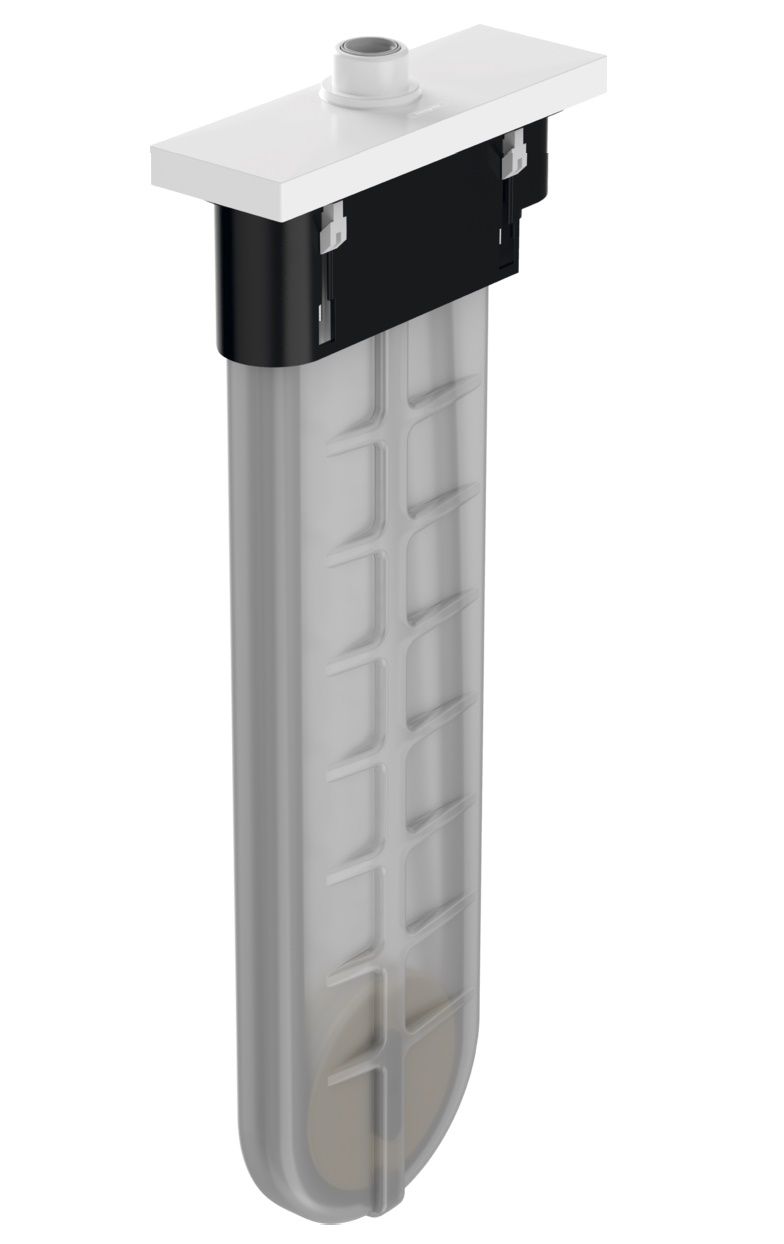 Hansgrohe sBox pre vaňu, horná súprava biela matná 28010700