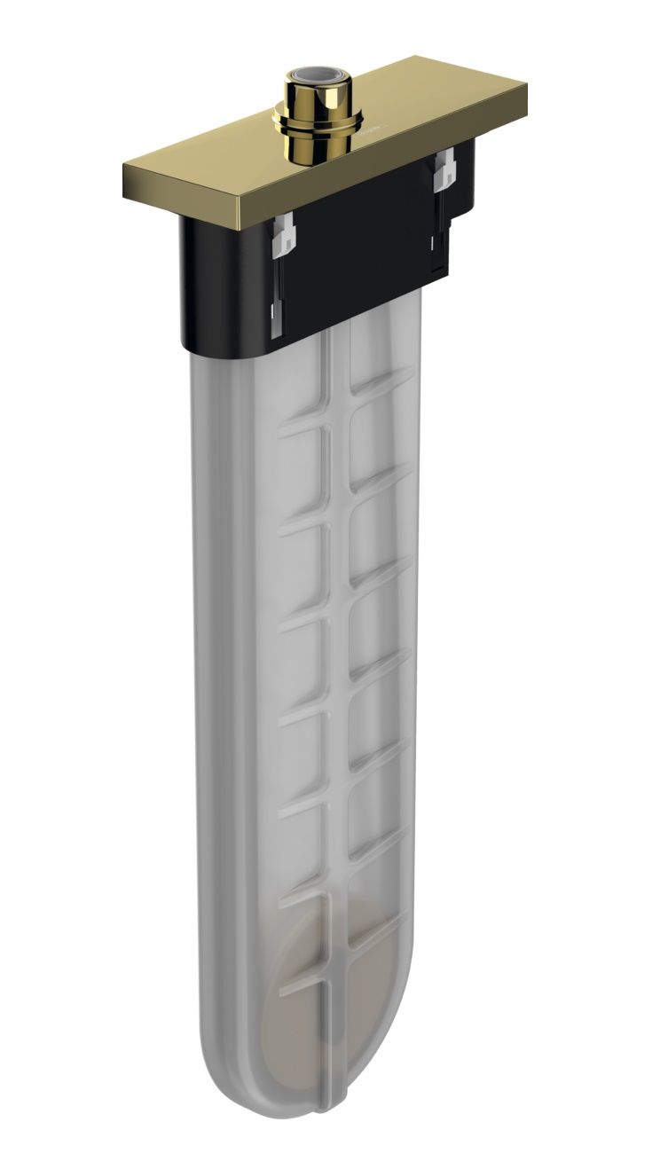 Hansgrohe sBox pre vaňu, horná súprava leštené zlato 28010990