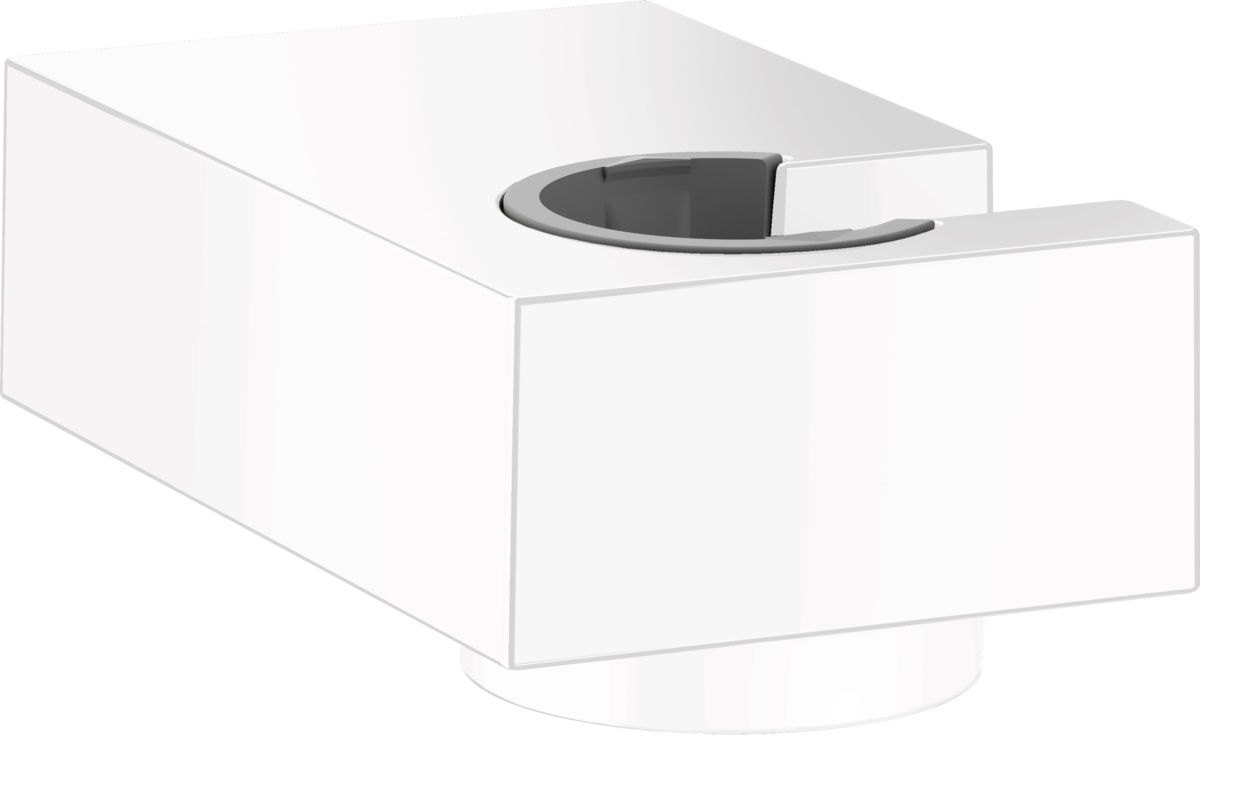 Hansgrohe Nástenný držiak ručnej sprchy, biely matný 28387700
