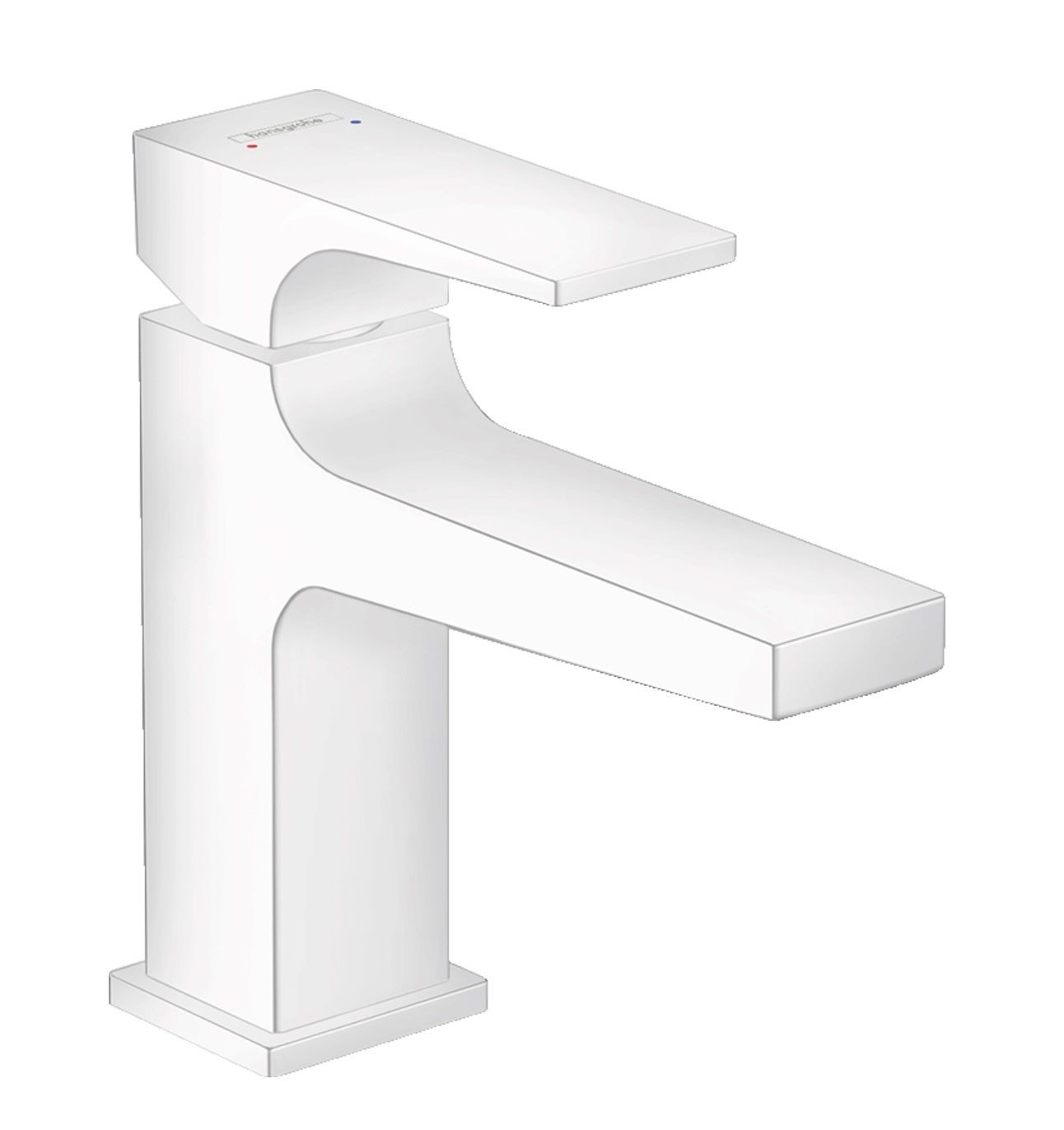 Hansgrohe Metropol 100 umývadlová batéria s výtokom, biela matná 32500700