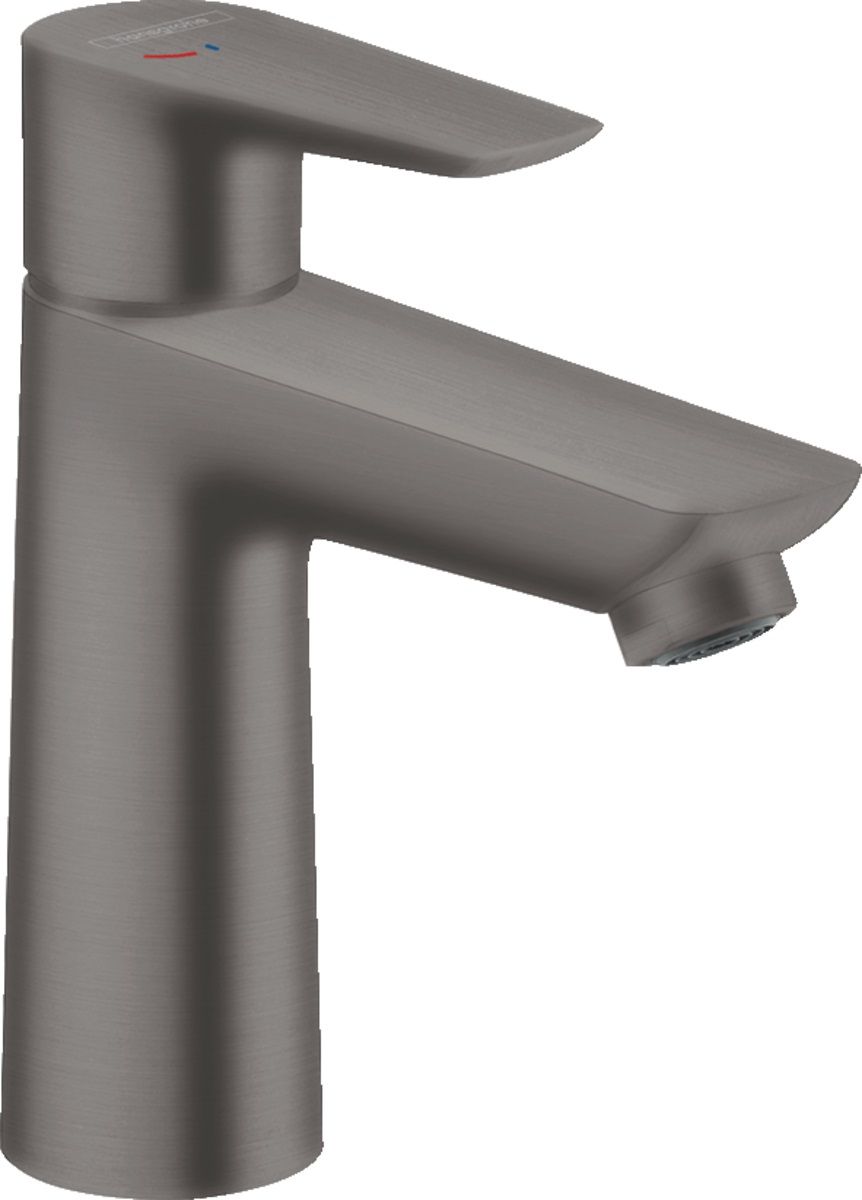 Hansgrohe Talis E Páková umývadlová batéria CoolStart s odtokovou súpravou s vyťahovacou rukoväťou, brúsený čierny chróm, 71713340