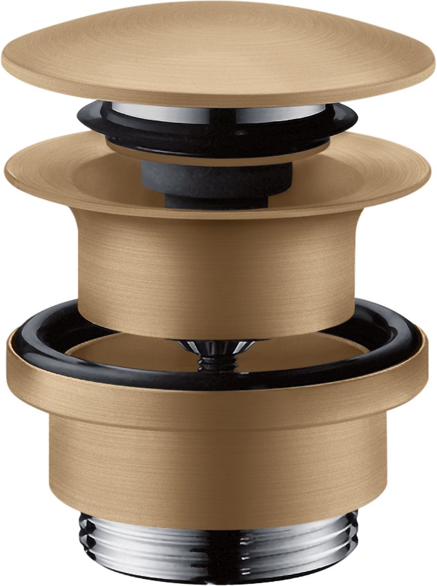 Hansgrohe Umyvadlová výpust click-clack, kartáčovaný bronz 50100140