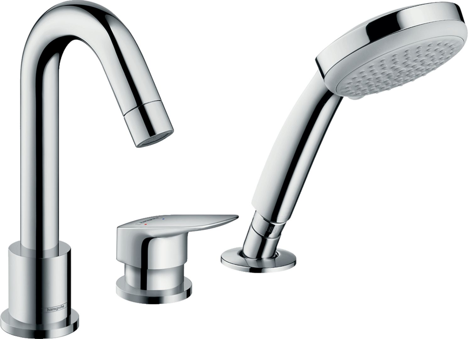 Hansgrohe Logis Vaňová páková batéria s 3 otvormi, chróm 71313000