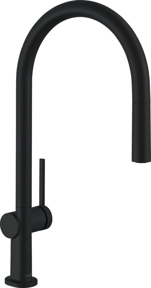 Hansgrohe Talis M54 Umývadlová batéria, stojánková batéria s výsuvnou výlevkou, sBox, matná čierna 72803670