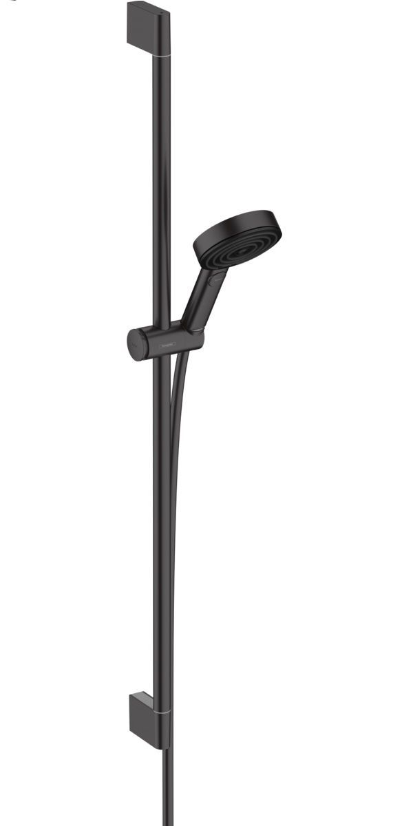 Hansgrohe Sprchový set Pulsify Select S so sprchovou tyčou 90 cm, Relaxation, čierna podložka 24170670