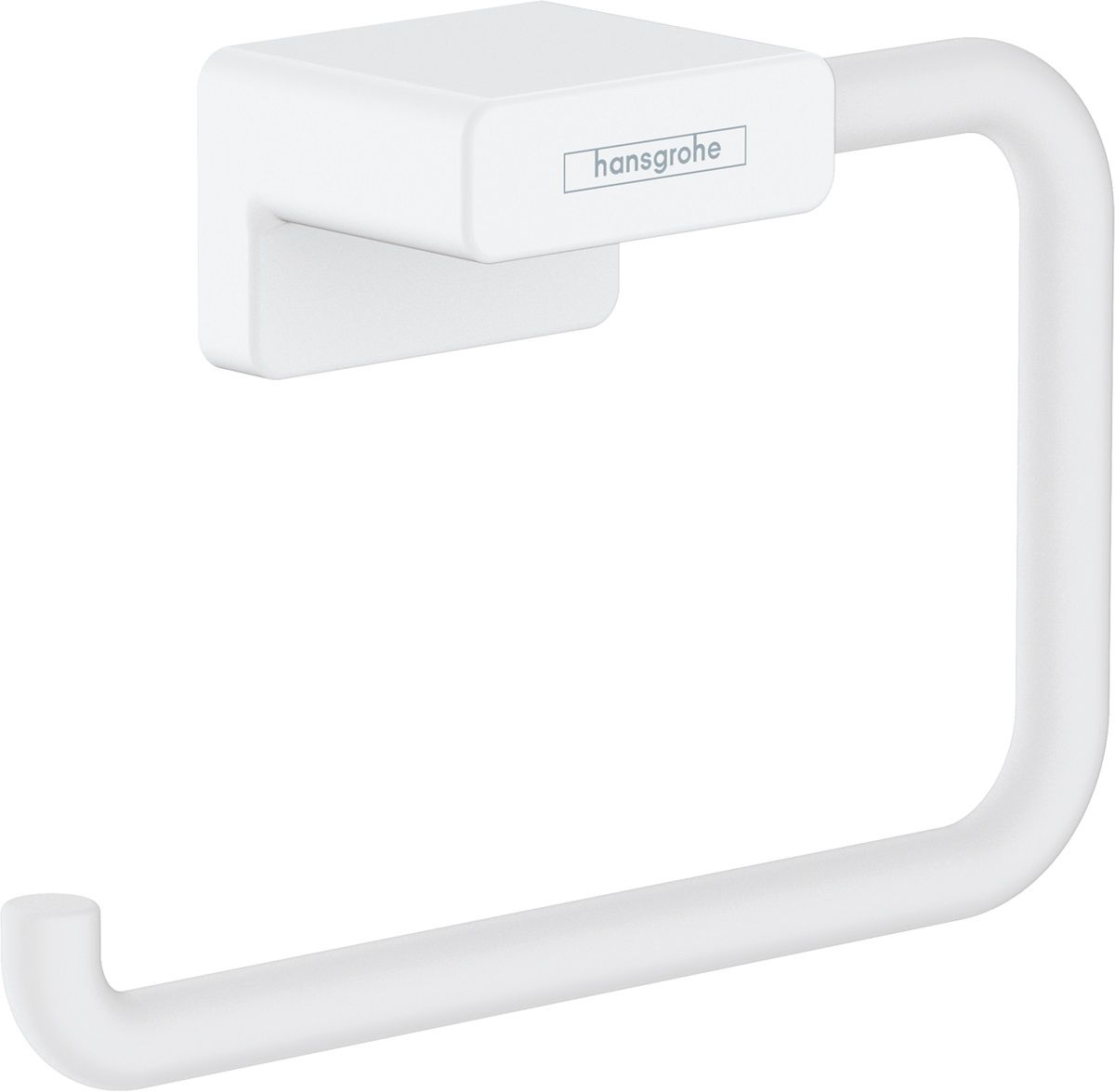Hansgrohe AddStoris Držiak na toaletný papier bez krytu, biely matný, 41771700