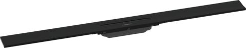 Hansgrohe RainDrain Flex Sprchový žľab 100 cm, na stenu, matná čierna 56053670