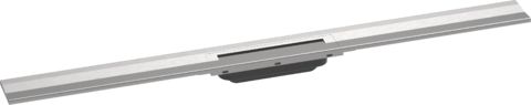 Hansgrohe RainDrain Flex Sprchový žľab 100 cm, na stenu, kartáčovaná nehrdzavejúca oceľ 56053800