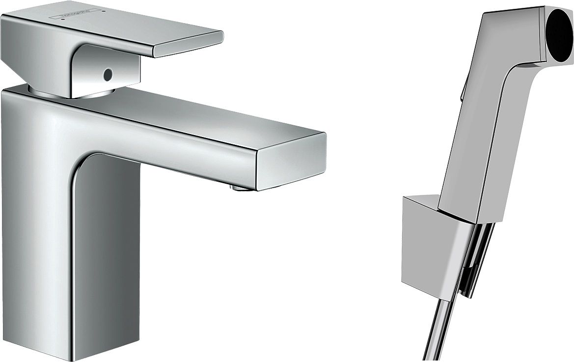 Hansgrohe Tvar Vernis Umývadlová batéria so sprchou, chróm 71216000