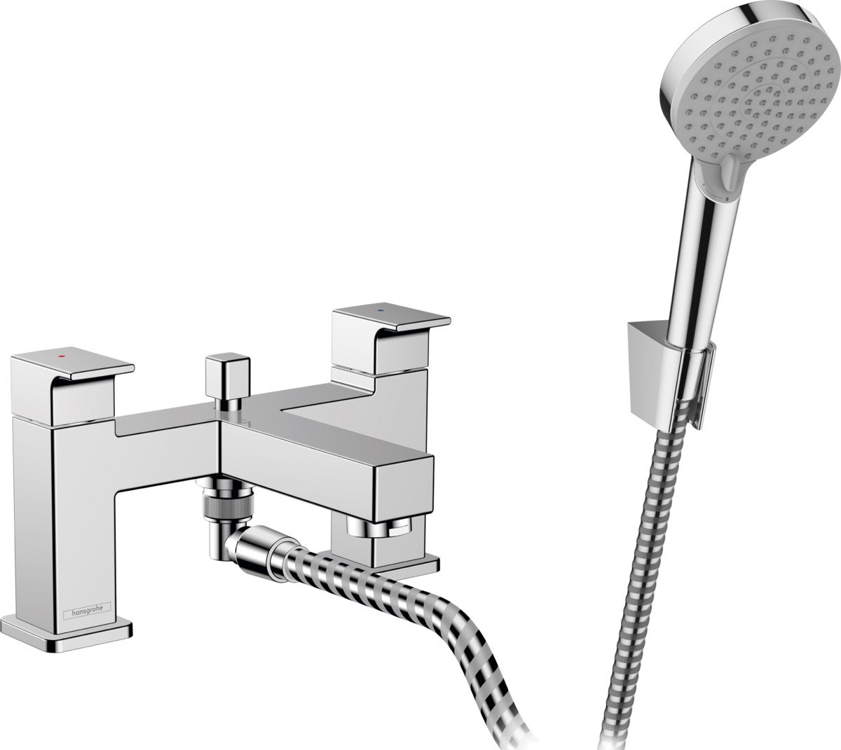 Hansgrohe Vernis Shape Vaňová batéria s prepínačom a sprchou, 2-otvorová, chróm 71462000