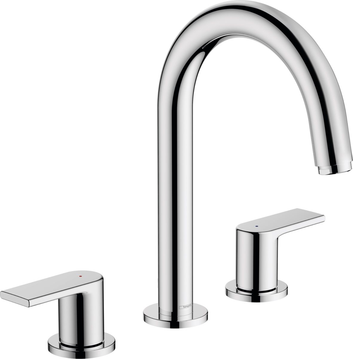 Hansgrohe Tvar Vernis Umývadlová batéria s výtokom, 3 otvory, chróm 71563000