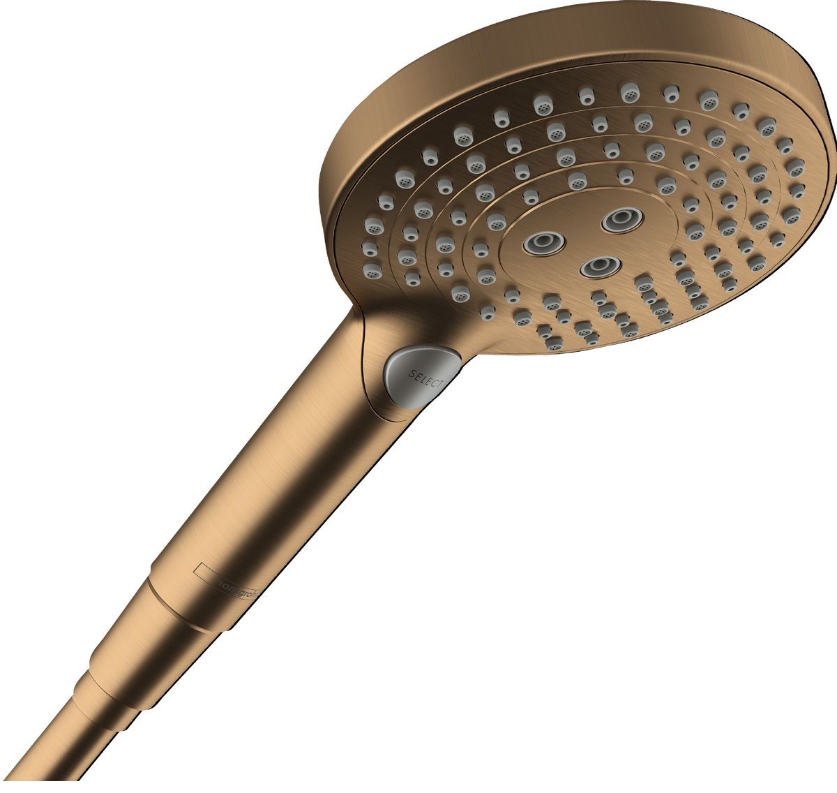 Hansgrohe Raindance Select S Ruční sprcha 3jet, kartáčovaný bronz 26014140
