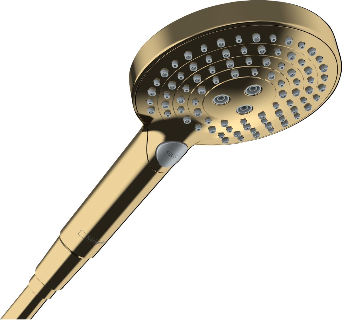 Hansgrohe Raindance Select S Ruční sprcha 3jet, zlatá lesk 26014990