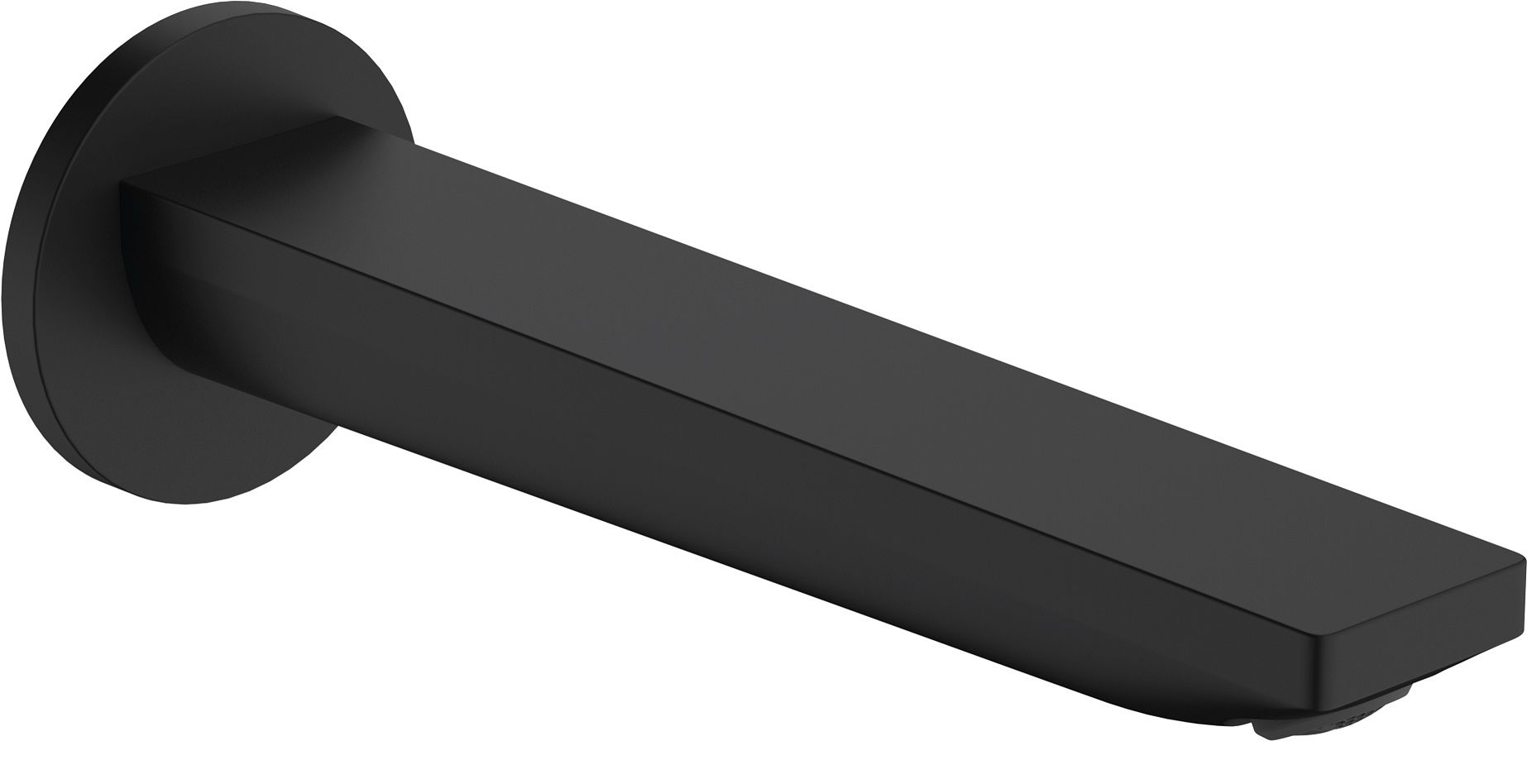 Hansgrohe Rebris E Vaňový výtok 20 cm, čierna matná 72431670