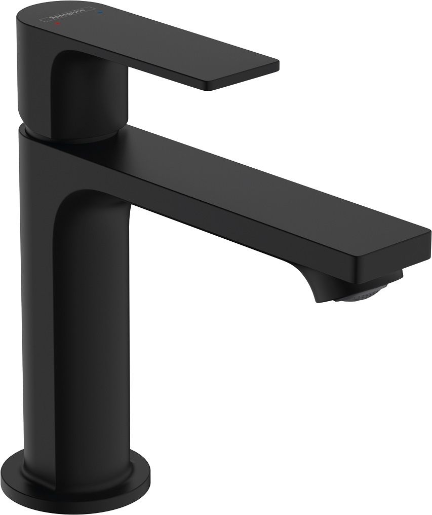 Hansgrohe Rebris E Umývadlová batéria so syntetickým výtokom, čierna matná 72557670