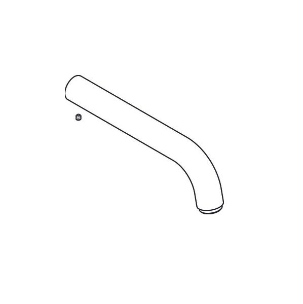 Hansgrohe Náhradné výtokové rameno pre 71576670, čierne matné 93710670