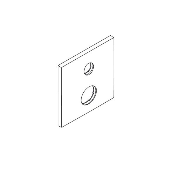 Hansgrohe Rozeta 15,5 x 15,5 cm, chróm 94302000
