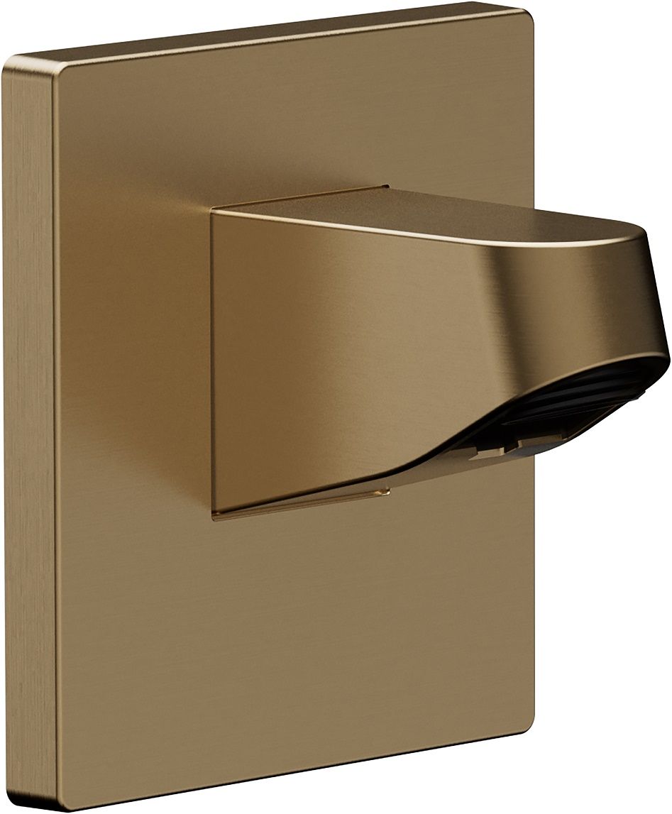 Hansgrohe Pulsify Nástenné pripojenie 6,6 cm pre hornú sprchu, brúsený bronz 24139140