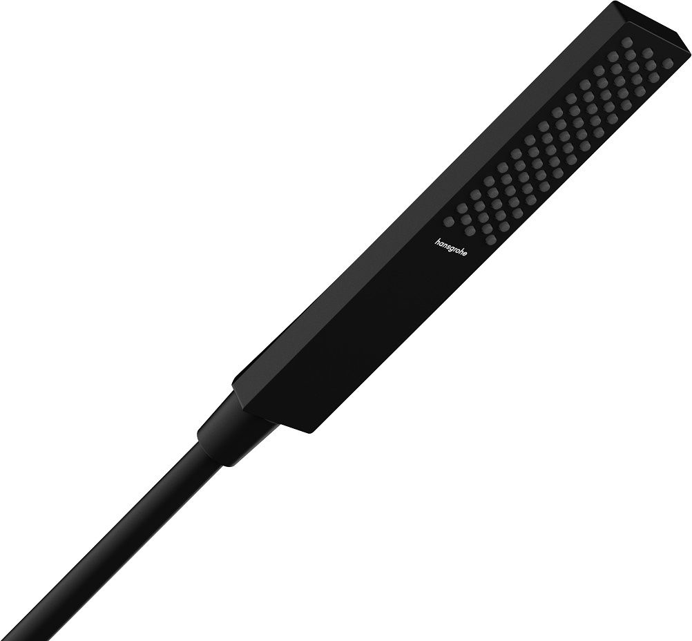 Hansgrohe Ručná sprchová tyč Pulsify S 10 cm EcoSmart+, čierna matná 24321670
